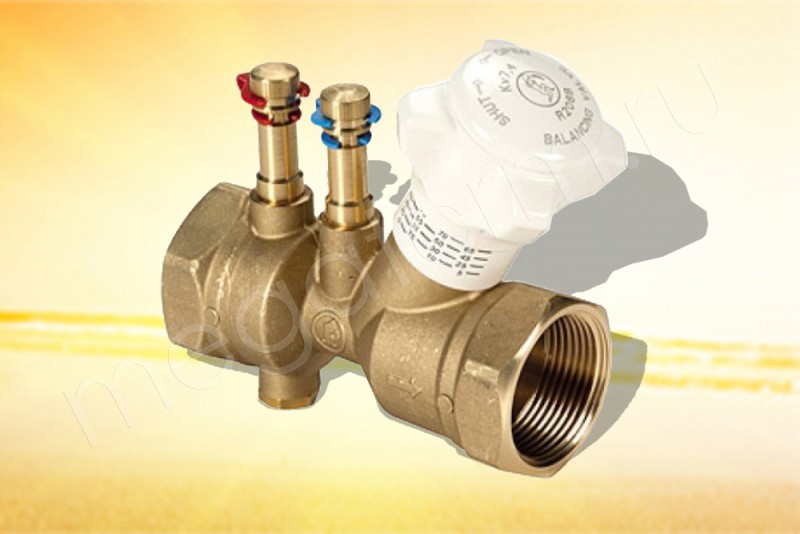 R206В Клапан Балансировочный со Штуцерами 2\" Статичный (Giacomini ...