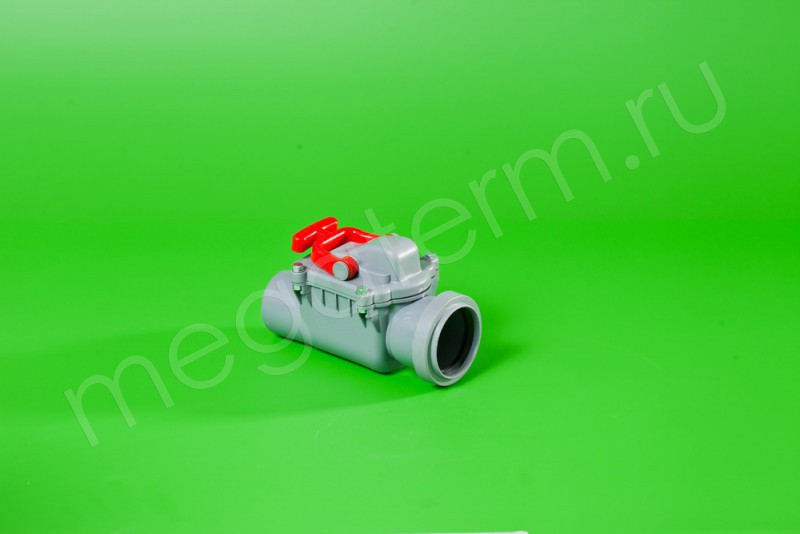 Канализация Клапан Обратный ПП 50, серый - купить в интернет магазине ...