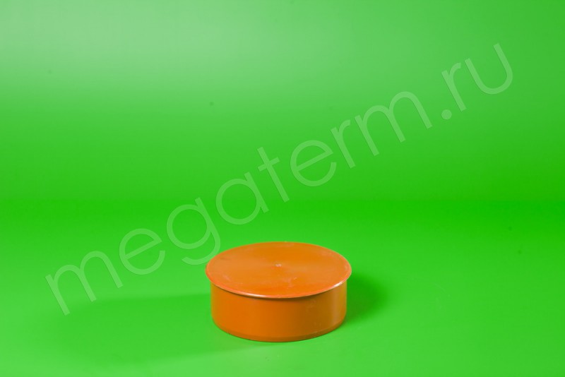 Канализация Заглушка ПП 160, Наружная рыжая - купить в интернет ...